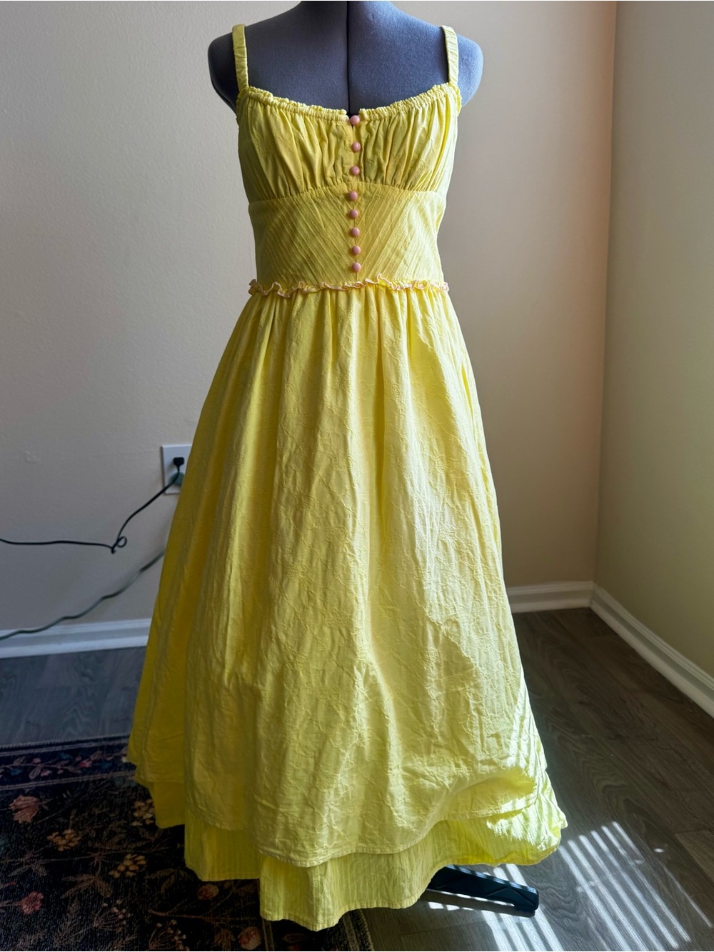 Cursed Yellow Chicken Noodle Dress size Large